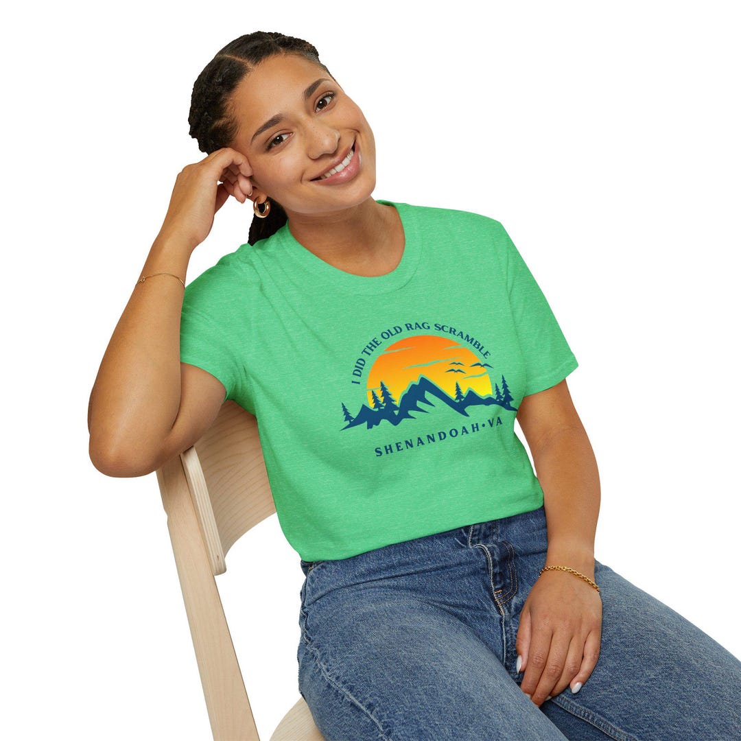 Old Rag Summit Softstyle T-shirt | Shenandoah Virginia - Etsy