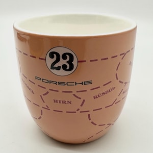 Porsche Pink Pig #23 Ceramic Mug – Racing Heritage Collectible Coffee Cup