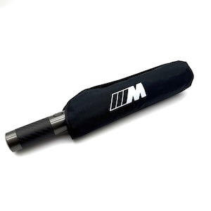 BMW M Series Compact Umbrella – Premium Automatic Folding Umbrella with Carbon Fiber Handle – Gift Boxed