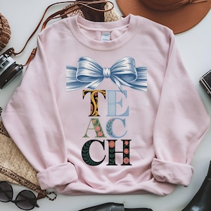 Teacher png, teach DTF transfer, teacher sublimation design
