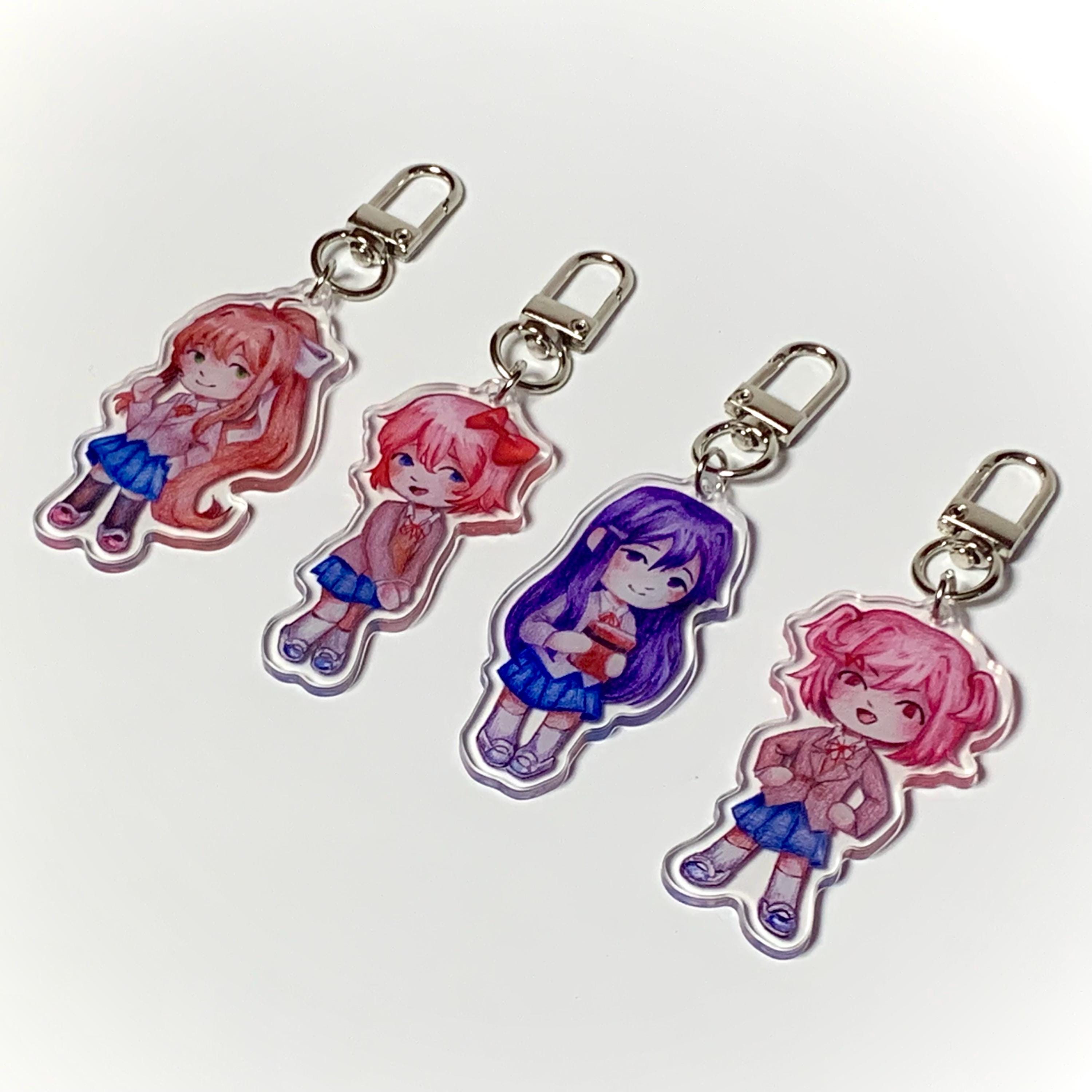 Doki Doki Literature Club Chibi Acrylic Keychains - Etsy