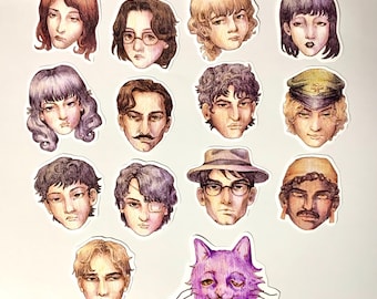 Fear and Hunger Termina Portrait Stickers - Choose Your Own Bundle