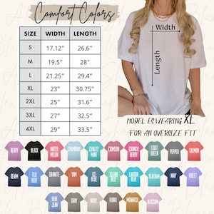 T-shirt personnalisé « Mamie » avec les noms de ses petits-enfants, Comfort Colors® en patchwork synthétique, cadeau pour la fête des mères, t-shirt personnalisé en fausses perles. image 11