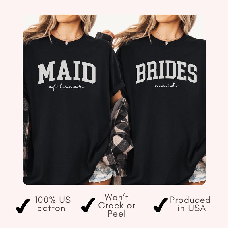 Bridal Party Comfort Colors® Shirt, Matching Bridesmaid And Maid Of Honor Shirts, Mother Of The Bride Gift, Wedding Party Tee, Bridal Shirt image 3
