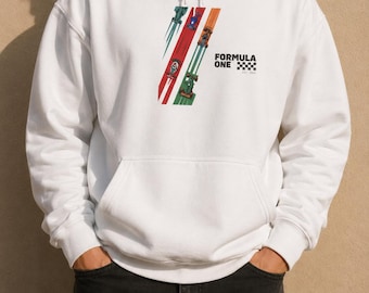 Formel 1 Racing Hoodie, Unisex Trendy Motorsport Fan Sweatshirt, F1 Jumper, Grandprix Bekleidung, Formel 1 Fan Geschenk, Renntag Merch, F1 Geschenk