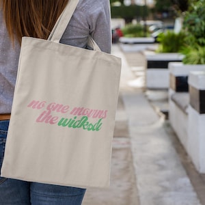 Wicked Musical Tote Bag: Wizard of Oz Inspired, 100% Cotton