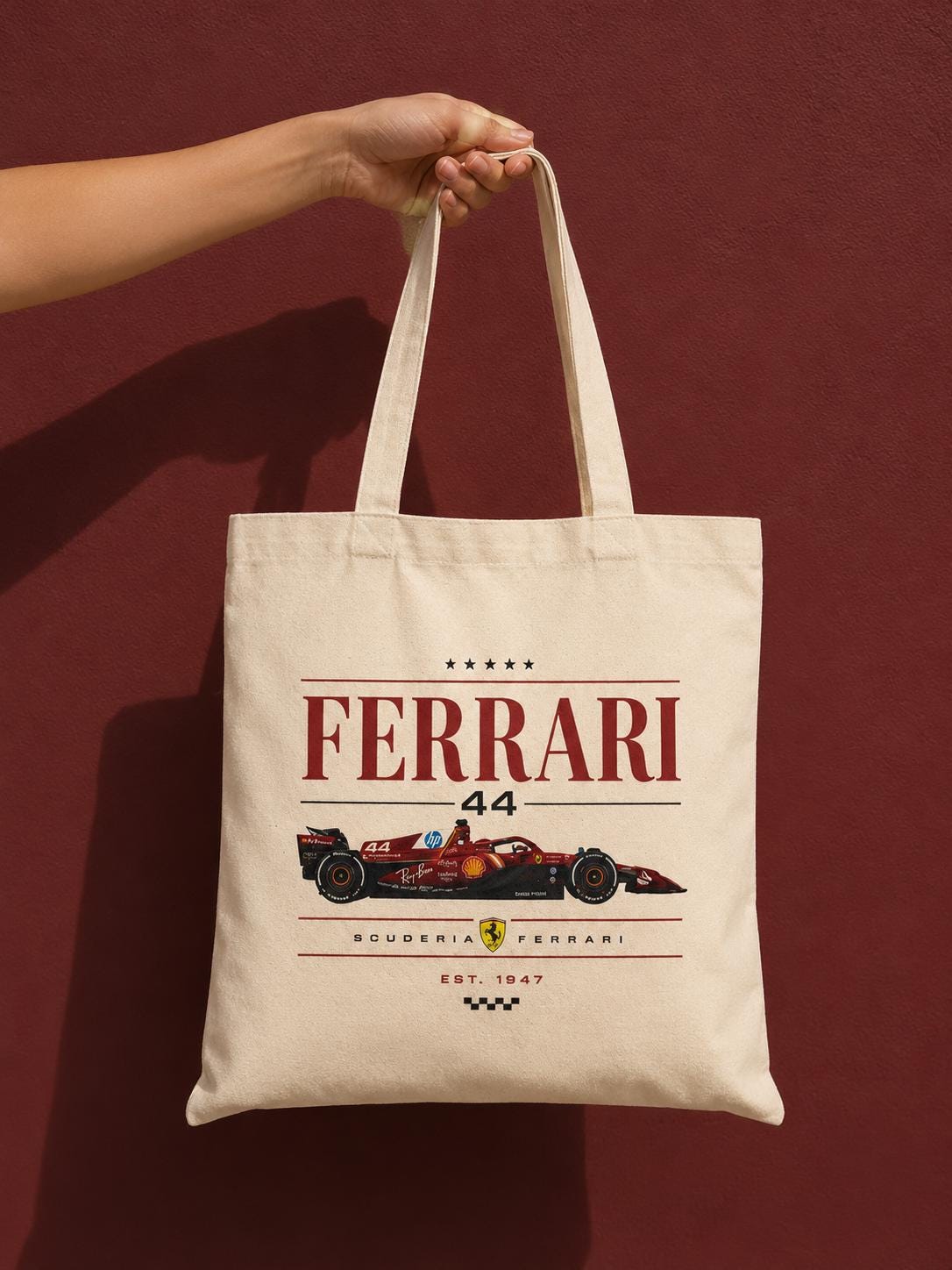 Vintage Ferrari Bag - Etsy Israel Vintage Ferrari Bag - Etsy Israel