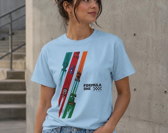 Vintage Formula 1 Racing T-Shirt, Retro F1 Graphic Tee, Motorsport Racing Fan Shirt, Formula One Fan Gift, Unisex Racing Car Tops