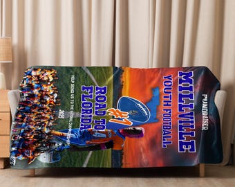 カスタムユースフットボールシェルパブランケット