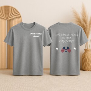 Proud military spouse shirt, Army spouse shirt, Navy spouse shirt, Air Force spouse shirt, Marines spouse gift, military family gift
