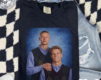 Funny Haaland and Ødegaard Norway Soccer Step Brothers Shirt