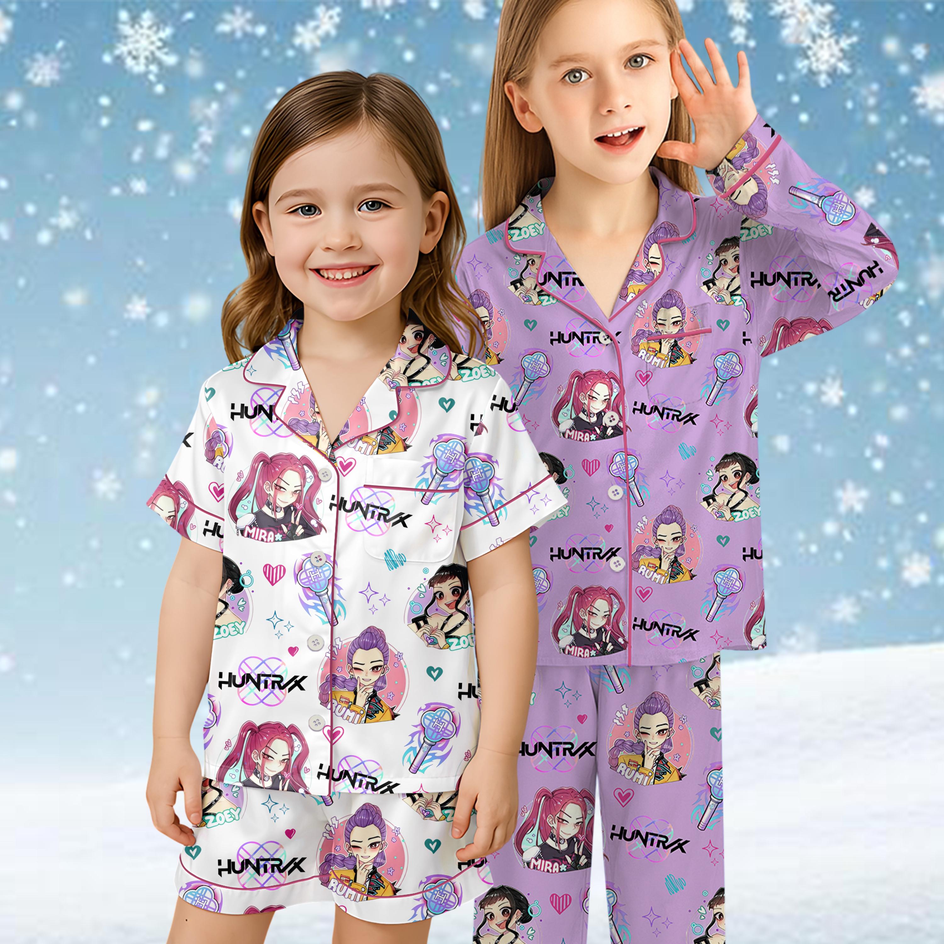 Pyjama KPop Demon Hunters Movie Pour Enfants - Ensemble 2 Pièces T