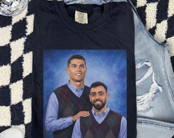 Funny Cristiano Ronaldo + Bruno Fernandes Portugal Soccer Step Brothers Shirt