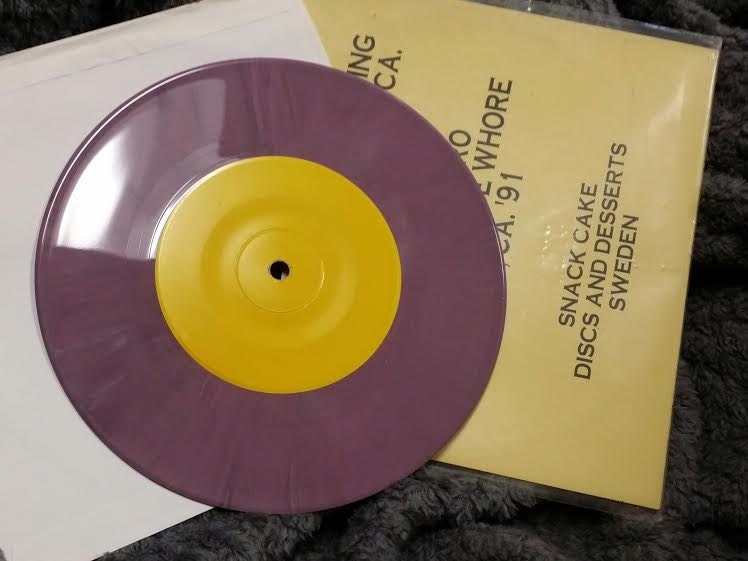 Sonic Youth Hole LIVE Rare Sweden Mauve Colored Bootleg 7"