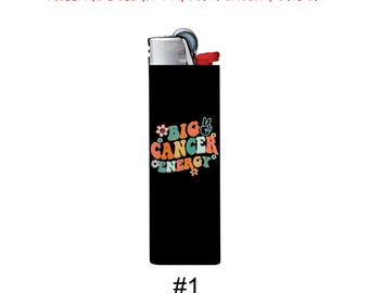 Cancer Zodiac Sign BIC Lighter