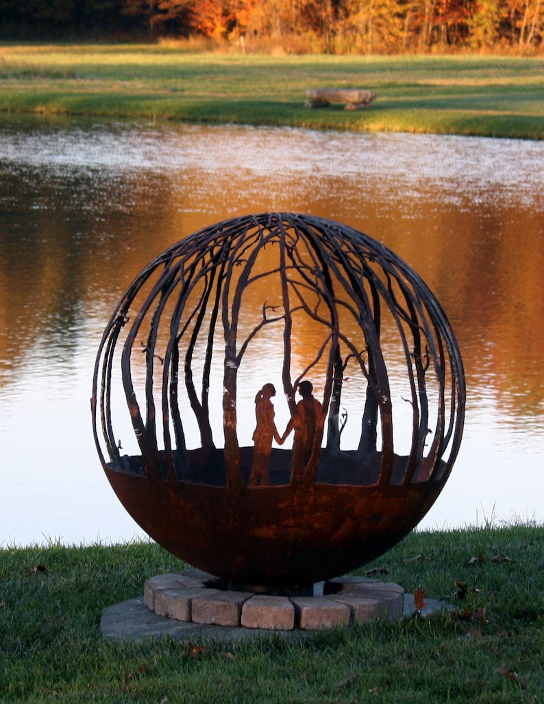 Winter Woods \u2013 Birch Tree Fire Pit
