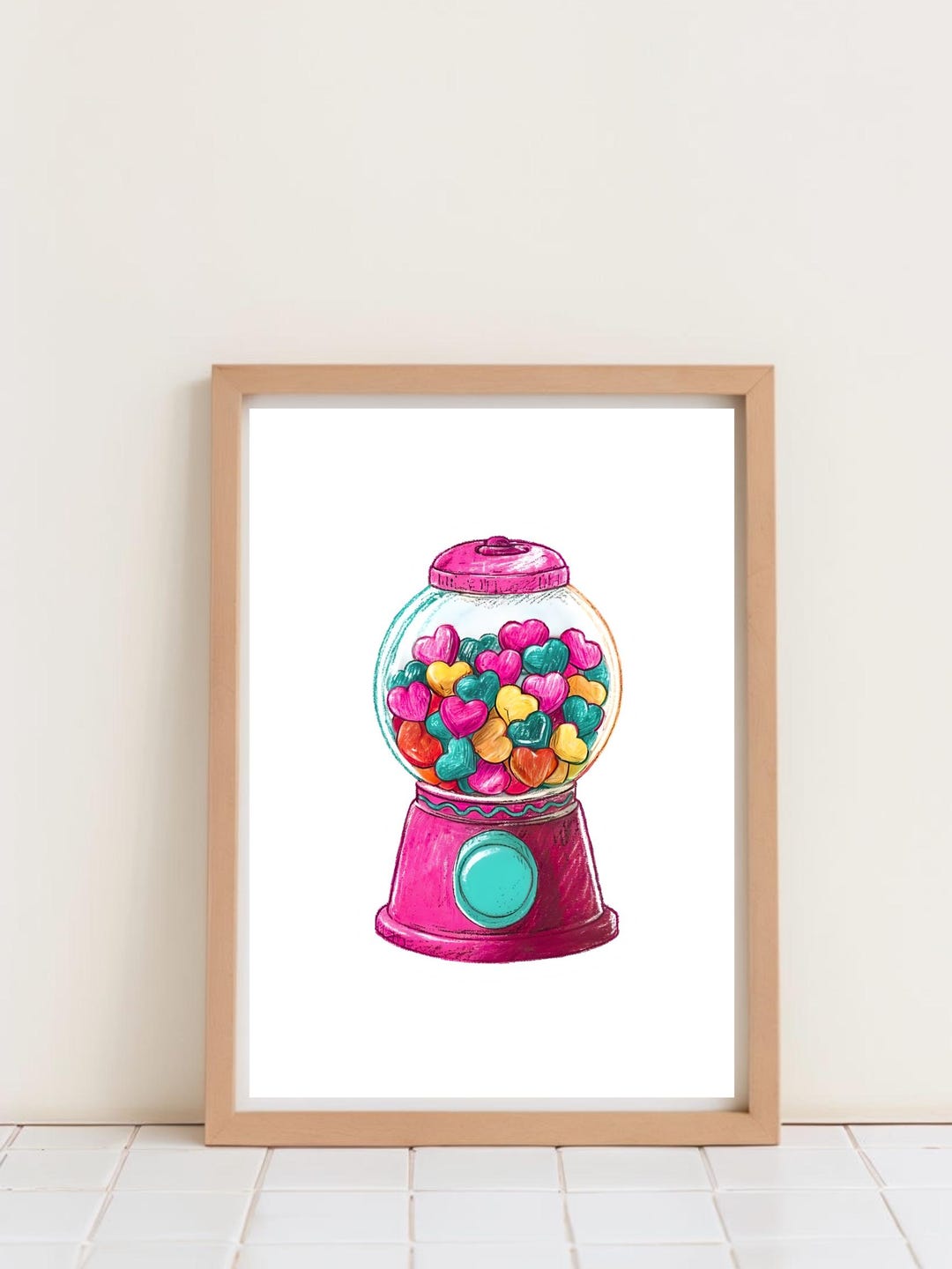 bubble-gum-rainbow-bubble-gum-machine-print-colourful-bubble-poster