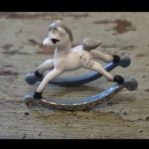 Vintage Hagen Renaker Inc 1981 Small Rocking Horse