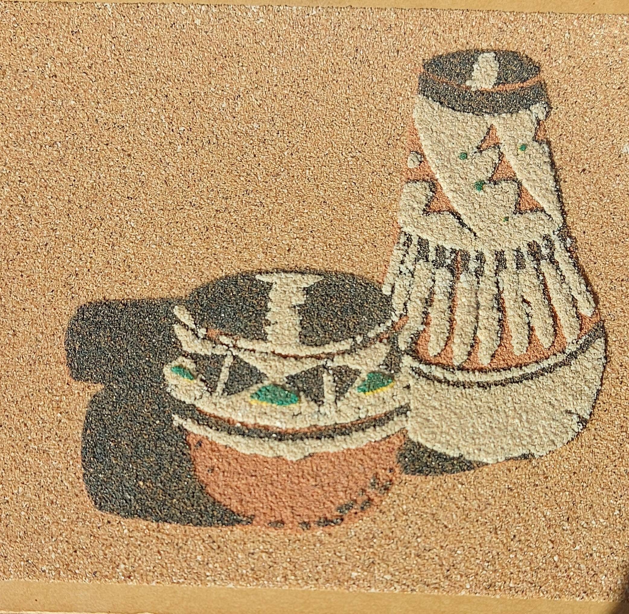 Native American Navajo Sand Art New Mexico Etsy Australia