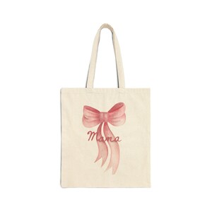 tote bag, Cotton Canvas Tote Bag - Mother&#39;s Day Gift, Mom Birthday Present, Reusable Shopping Bag, Eco-Friendly Carryall, Grocery