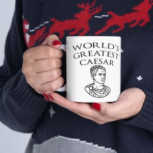 Welten größte Kaiser Kaffeetasse - Geschichtsliebhaber Geschenk, Kaffee, Tee, Wohnkultur, Büro, römische Geschichte Geschenk, antikes Rom, Lehrer Geschenk,