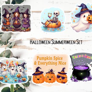 Halloween Summerween Sticker Set x 6