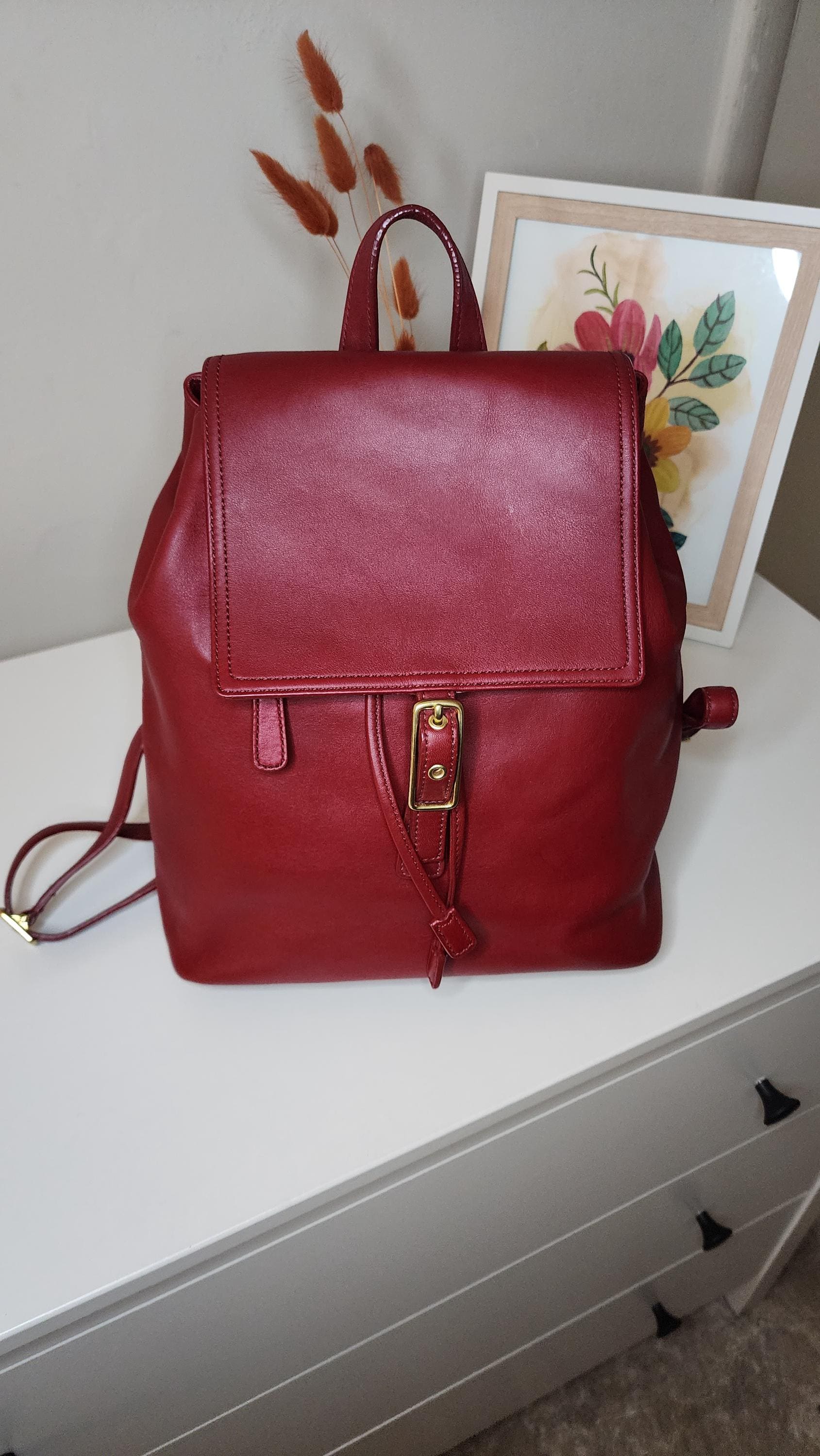 希少 Coach Vintage Backpack Handbag 2way COACH VINTAGE NAVY BLUE LEATHER TOP HANDLE BACKPACK | eBay