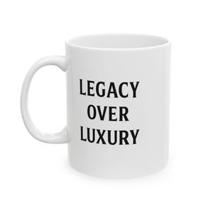 Luxury Coffee Mug, Tea Cup, Gift for Coffee Lovers, Motivational Quote Mug, Home Office Decor