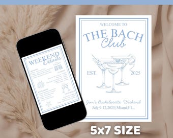 Bachelorette Party Itinerary: DIY Girls Trip Travel Plan (Digital Download Printable Details)