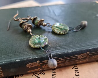 Pendientes Rústicos • Pendientes Boho • Joyas Boho • Joyas Étnicas • pendientes • Pendientes hechos a mano. pendientes.
