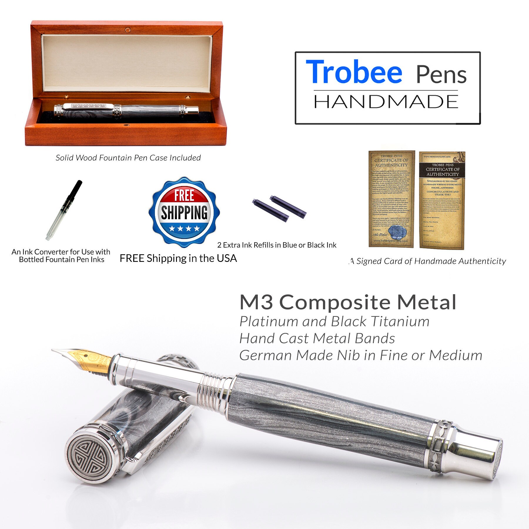 Gift Ideas for Men or Women Nice Writing Pens for Sale Each Etsy