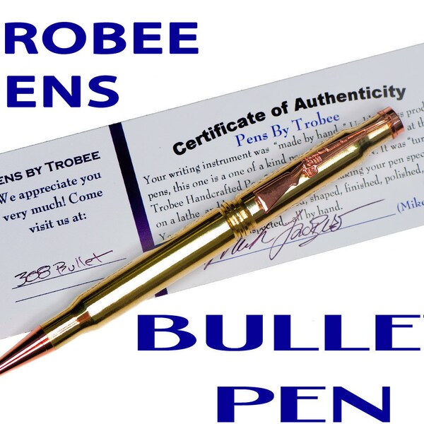 308 bullet pen : Polished Ballpoint gifts for men