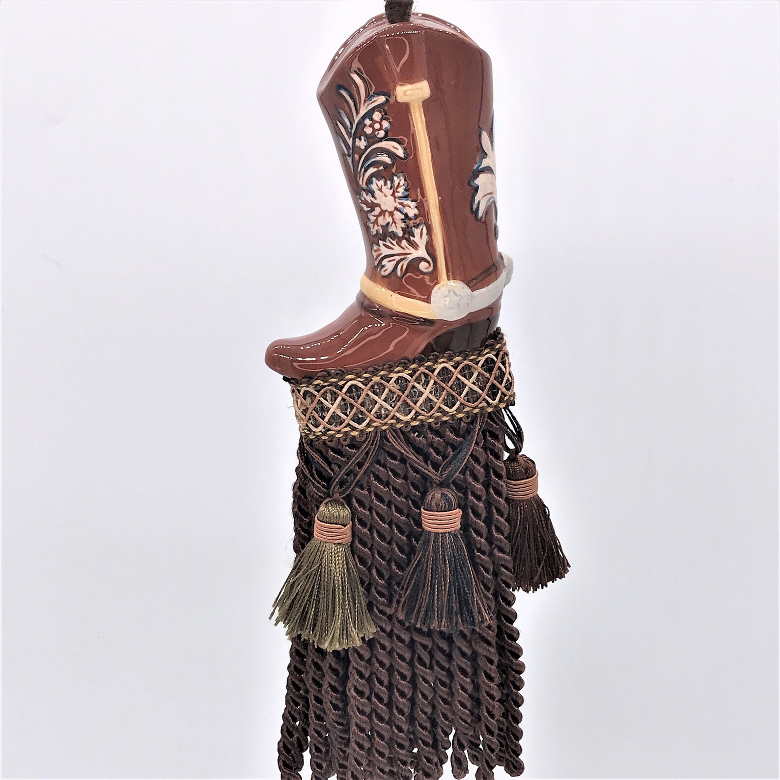 leather boot tassels