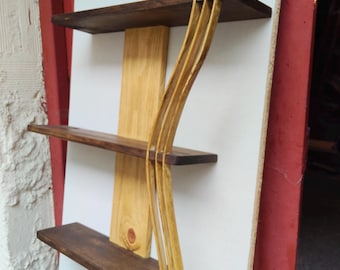 Sleutelhangerplank met golvenmotief