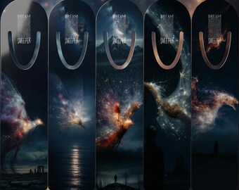 Enchanted Galaxy Fantasy Dragons Bookmarks - Astraelthar