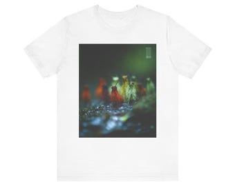 Cute Tropical Rainbow Colored Jungle Creatures T-Shirt - Fuzzroot Hopper