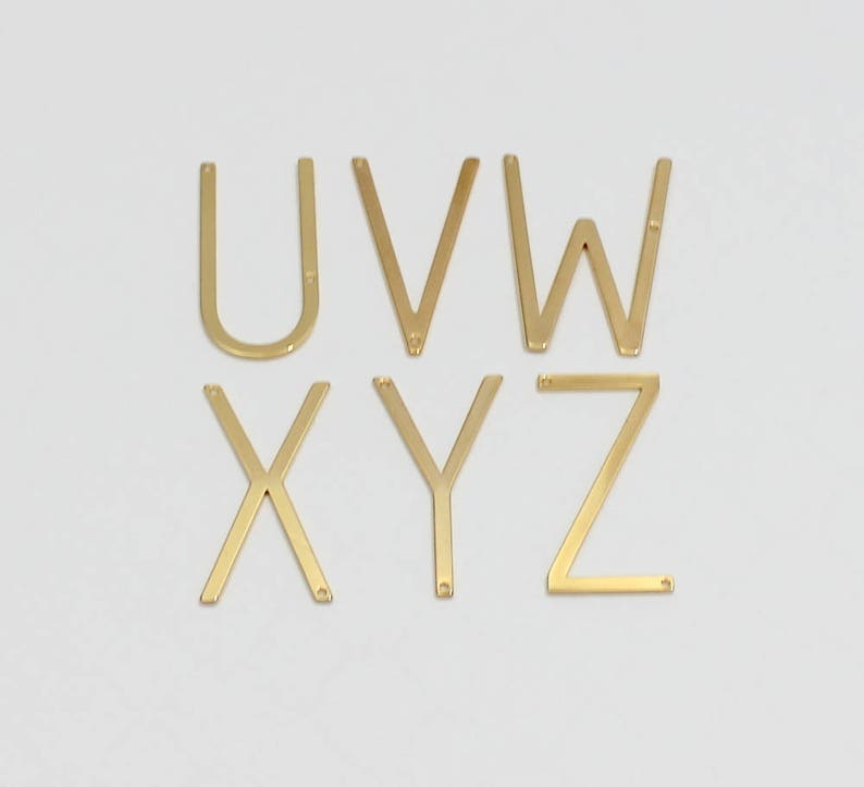 Large Initial Necklace Gold Sideways Initial Necklace Dainty Etsy