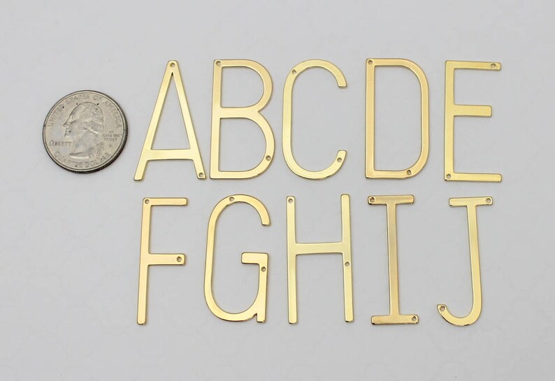 Large Initial Necklace Gold Sideways Initial Necklace Dainty Etsy