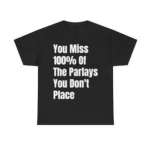 Sports Betting Unisex Tee, Gambling Shirt, Casino T-Shirt, Gamble Gift, Poker Apparel