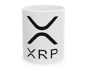 XRP Logo Mug | Cryptocurrency Ceramic Coffee Cup