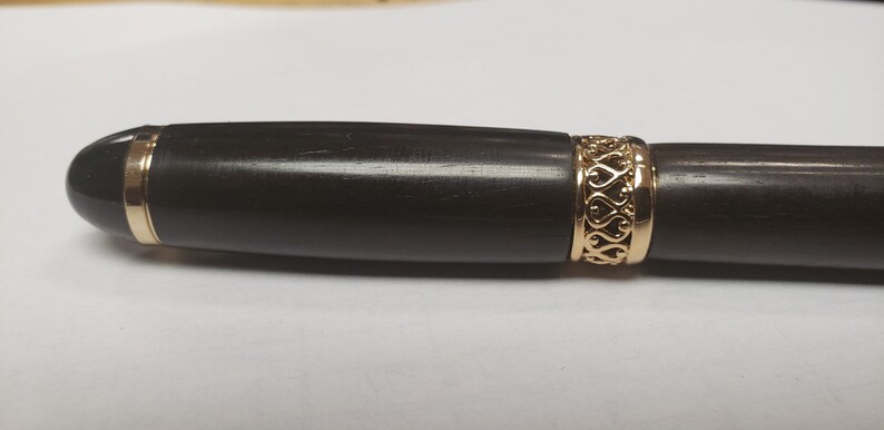 Classic Pen, Unique Pen Hand Turned Pen Collectible Pen African Blackwood Apollo Infinity Twist Pen,Handcrafted Pen Mpingo Gift Ideas