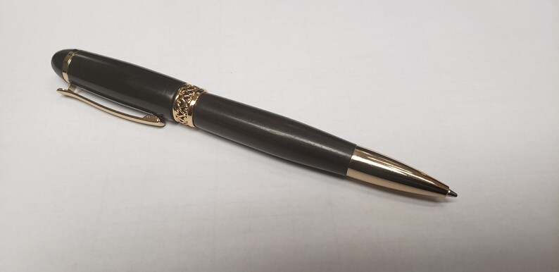 Classic Pen, Unique Pen Hand Turned Pen Collectible Pen African Blackwood Apollo Infinity Twist Pen,Handcrafted Pen Mpingo Gift Ideas