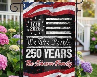 250 Years America Garden Flag,250th Anniversary USA Patriotic Flag,1776-2026 Commemorative,Celebrate 250th Anniversary,Patriotic Gift MS167