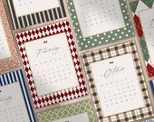 Old Money 2026 Calendar Printable | Minimal Classic Wall & Mini Desk Calendar | Luxury Aesthetic Calendar | Monday Start Calendar
