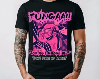 FUNGAA Samurai Rage Graphic Shirt Funny Japanese Art Designer Life Tee