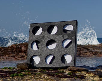 Eclipses Pro 2'x 2' Acoustic Panel – Sound Absorbing Sculpted Rhythm Surface for Music Studio & Home
