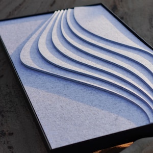 Silver Nimbus Acoustic Panel 2&#39;x4&#39;: Sound Absorbing Wall Art