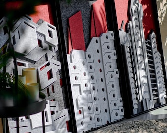 Paneles acústicos para arquitectura modular – Inspirados en Habitat 67, Nakagin Tower y Lloyd’s of London