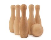 Wooden Bowling Toddler Toy
