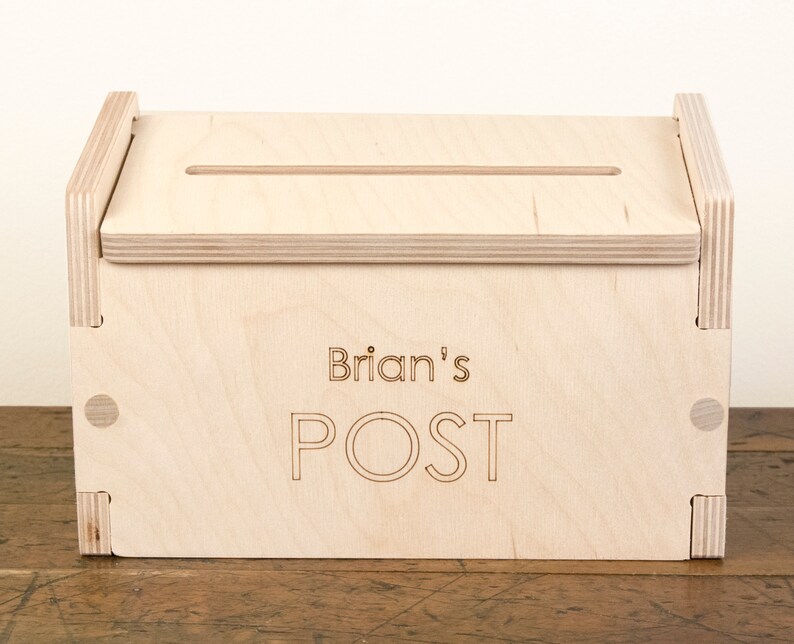 Mailbox Toy Wood Baby and Kids Pretend Play Gift Etsy